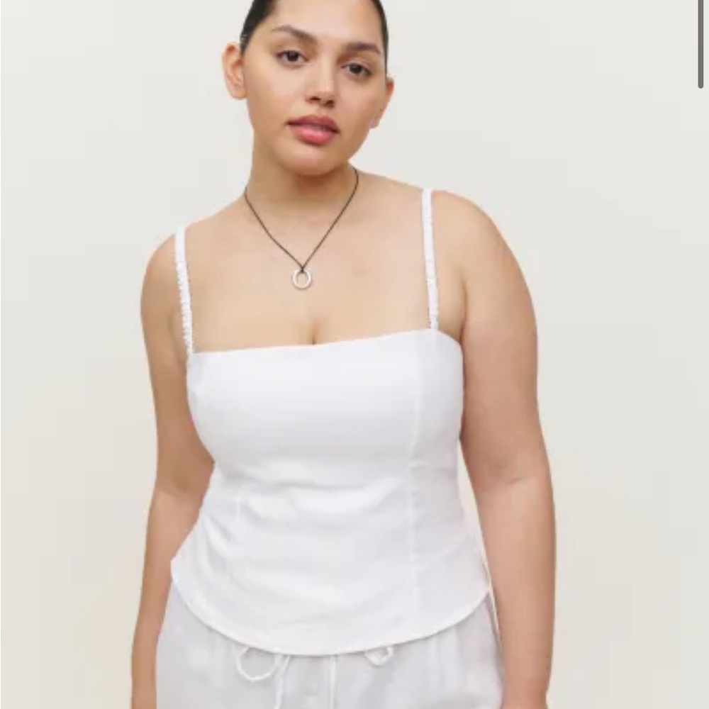 Reformation Amaya Linen Top